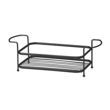 Imagem de Porta Tempero Condimento Suporte Grande Galeteiro Preto Organização Cozinha