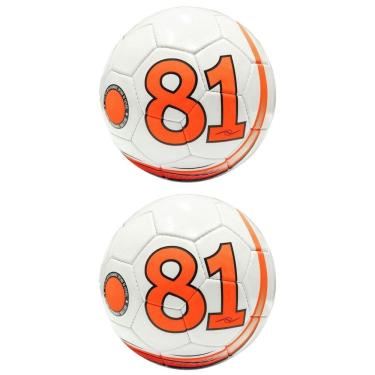 Imagem de Bola De Futebol De Campo Dalponte 81 Star Costurada A Mão Kit 02 Unidades