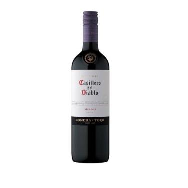 Imagem de Vinho Casillero Del Diablo Merlot Tinto Seco Reserva 750ml - Concha Y 