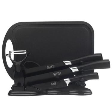 Imagem de Conjunto Profissional de 7 Facas de Chef com Lâminas Afiadas e Ergonom