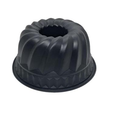 Imagem de Forma de Silicone Redonda Decorada Para Pudim Bolo Para Air Fryer 24cm