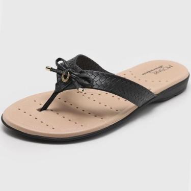 Imagem de Chinelo Modare Tressê Confort Feminino - Preto, 37