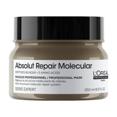 Imagem de Máscara Absolut Repair Molecular L'Oréal Profissional 250ml Reparação 