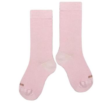 Imagem de Meia 3/4 Infantil Cano Longo Colorida Lisa - Rossini, 21-24, Rosa