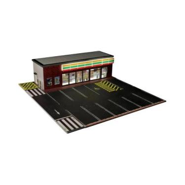 Imagem de Vitrine Para Carro Em Miniatura Diecast Escala 1:64 Com Iluminação LED