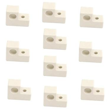 Imagem de Kit Com 10 Suporte Isolador Louça Resistência Forno Elétrico - MORUMBI