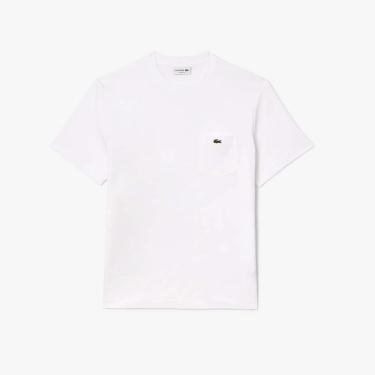 Imagem de Camiseta Lacoste de Algodão com Bolso de Peito Masculina-Masculino