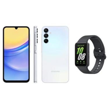 Imagem de Smartphone Samsung Galaxy A15 6,5 128GB Azul - Claro 5G + Smartband Ga