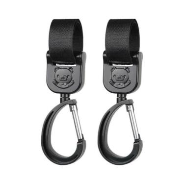 Imagem de Ganchos Giratórios 360 Graus Para Carrinho De Bebê, Organizador De Bol