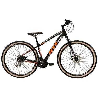 Imagem de Bicicleta Aro 29 Gti Roma Alumínio 27v Freio a Disco Mecânico Garfo com Suspensão Pneu...