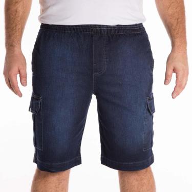 Imagem de Berrmuda Jeans California Prime Elástico Azul-Masculino