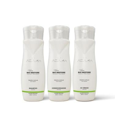 Imagem de Kit HOME Orgânico + CC Cream - Bio Restore ( 3 Produtos) - Ádama Cosmé