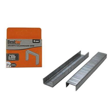 Imagem de Grampo Galvanizado 106/6 Bestfer - Kits com 1 a 10 Caixas (1.000und/Ca