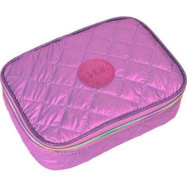 Imagem de Estojo Escolar Juvenil Feminino Matelassê Yepp MIF5320-EST Cor:Orquíde
