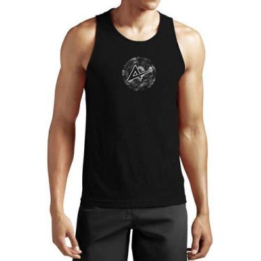 Imagem de Regata Atlética Skull All Black, M