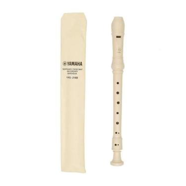 Imagem de Flauta Doce Soprano YRS24BBR Afinação em Dó Sistema Barroco em Resina ABS com Estojo Yamaha