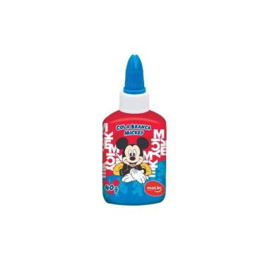 Imagem de Cola Branca Molin do Brasil Mickey Mouse Estampa 1 Atóxica para Papel e Artesanato 40G 1 Unidade