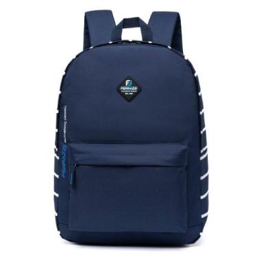 Imagem de Mochila Espaçosa Escolar Viagem Bolsa Resistente Faculdade - Ferrazzi