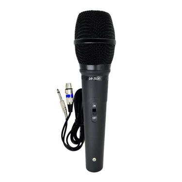Imagem de Microfone com Fio Dinâmico LS6-VK Resposta 50HZ a 13KHZ com Cápsula de Ímã de Neodímio Leson