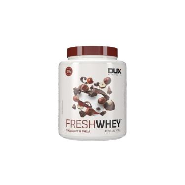 Imagem de Fresh Whey 3w Conc. Isolado Hidrolisado Chocolate belga e Avela 450g - Dux Nutrition-Unissex