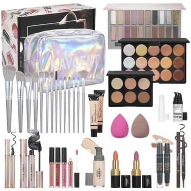 Imagem de Kit de Maquiagem KAVCENT Completo para Mulheres e Adolescentes