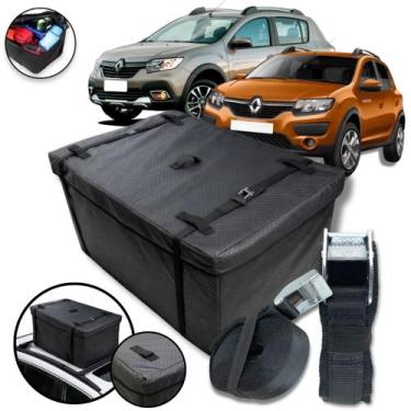 Imagem de Bolsa Teto Impermeável 370L + Cinta Premium Sandero Stepway - BR18