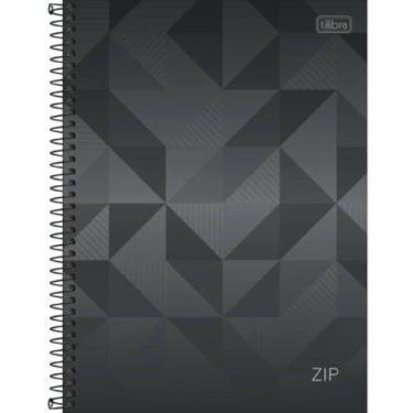 Imagem de Caderno Espiral Capa Dura Universitário 10 Matérias Zip 200 Folhas Til