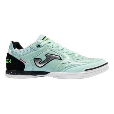 Imagem de Tenis Joma Futsal Top Flex Futsal Original Chuteira -, Verde, Preto, 3
