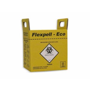 Imagem de Coletor Perfurocortante 7lt Amarelo Infectante - Eco - Flexpell, 7LT