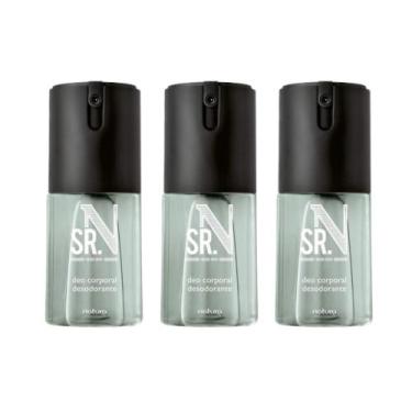 Imagem de Kit Desodorante Sr N Masculino com 3 unidades - NATURA