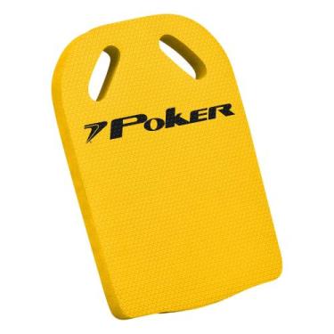 Imagem de Prancha Poker Natação c/ Orifício 28x41x3 EVA Amarelo, U, Amarelo