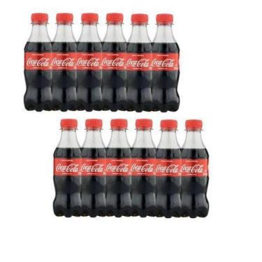 Imagem de Coca-cola Mini Pet 250ml Kit C/ 12 Unidades (fardo) - Coca- Cola