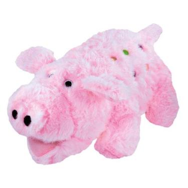 Imagem de Brinquedo para Cachorro Modedor Pelúcia Pig Fofo Jambo Rosa