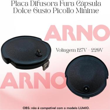 Imagem de Placa Difusora Original Arno Fura Cápsula Dolce Gusto Picollo Minime B