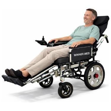 Imagem de Cadeira de Rodas Elétrica Winner.Med  Dobrável, Ergonômica e com Joyst