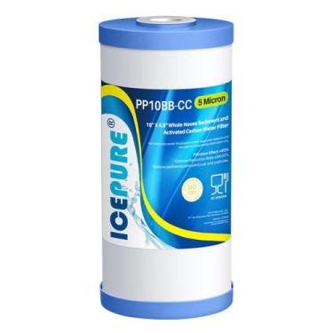 Imagem de Filtro de Água ICEPURE 10"x11,5cm 5 Microns para Casa Inteira