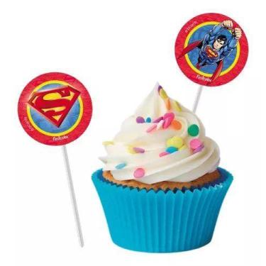 Imagem de Bandeira para Doces Superman - Pacote com 08 Unidades - no-brand