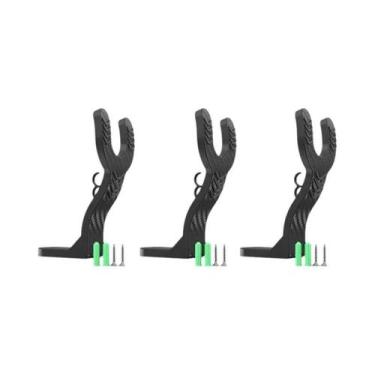 Imagem de Suporte De Parede Multiuso Durável Para Capacete De Moto, Ganchos Para