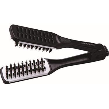 Imagem de Marco Boni Escova Prancha De Cerâmica Dupla Altura 7963 Preta 1 Unidade