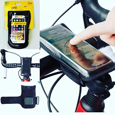 Imagem de Bolsa De Celular Para Strava Preto Probike