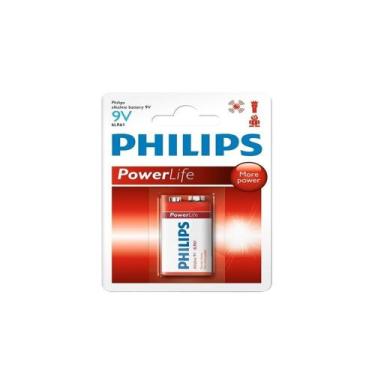 Imagem de Bateria 9V Alcalina Power Life Philips Original