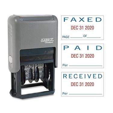 Imagem de Carimbo de número automático Xestamper 40240, autotintura, 6 rodas, 1 tamanho