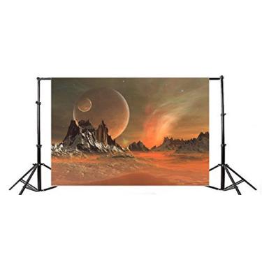 Imagem de Yeele 1,5 x 2,4 m Mirage Planet Background for Photography Vinil Cosmos Outer Space Starry Sky Photo Backdrops Baby Girls Student Portrait Video Photo Shoot Studio Adereços
