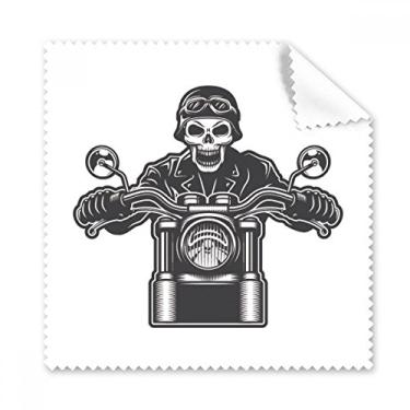 Imagem de Óculos de sol para motocicleta, esqueleto de luzes, padrão de pano de limpeza, 5 peças