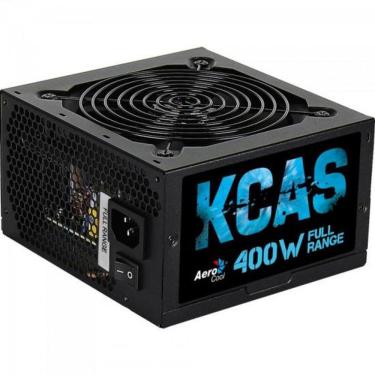 Imagem de Fonte ATX KCAS 400W Full Range 80 Plus White PFC Ativo AEROCOOL