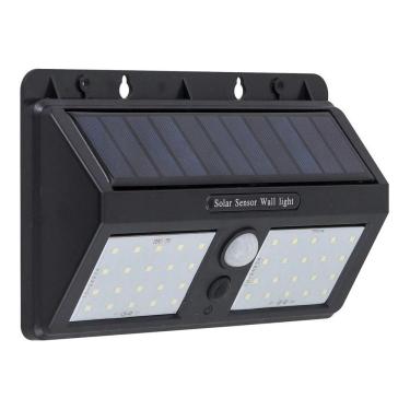 Imagem de Luminária Externa Solar Led 8w Solar Luz Branca 20x12x5cm