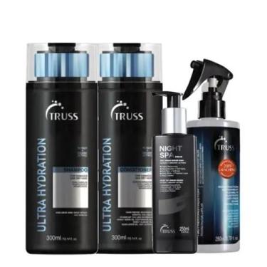 Imagem de Kit Truss - Shampoo E Condicionador Ultra Hydration 300ml + Night Spa