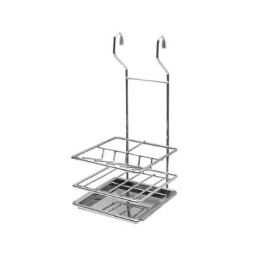 Imagem de Porta Detergente, Sabão , Esponja Aço Cromado Suspenso 7231