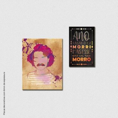 Imagem de Ano Passado Eu Morri - Quadro Ou Placa Decorativa 2Pçs 6mm