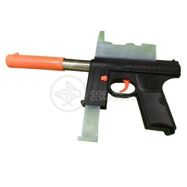 Airsoft Pistola Brinquedo Arma Gel Com Laser 2em1 - Desconto no Preço